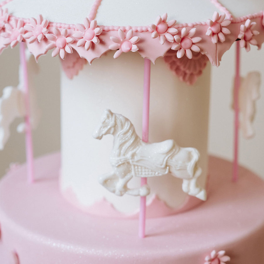 The Carousel Fondant Cake